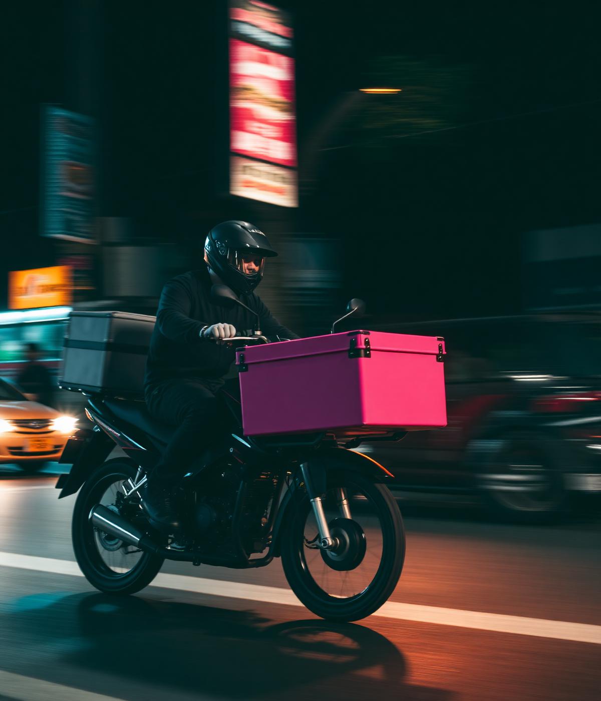 Kashe Xpress delivery rider
